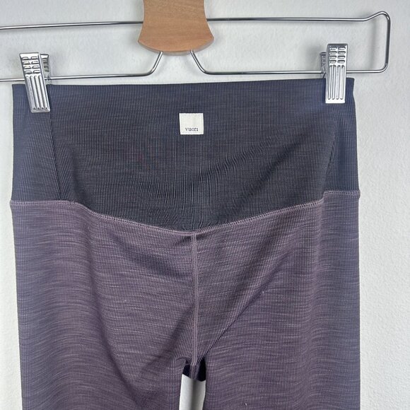 Vuori Lux Rib Studio Leggings XS Quartz Purple Soft Activewear Athletic Stretch - Picture 5 of 5